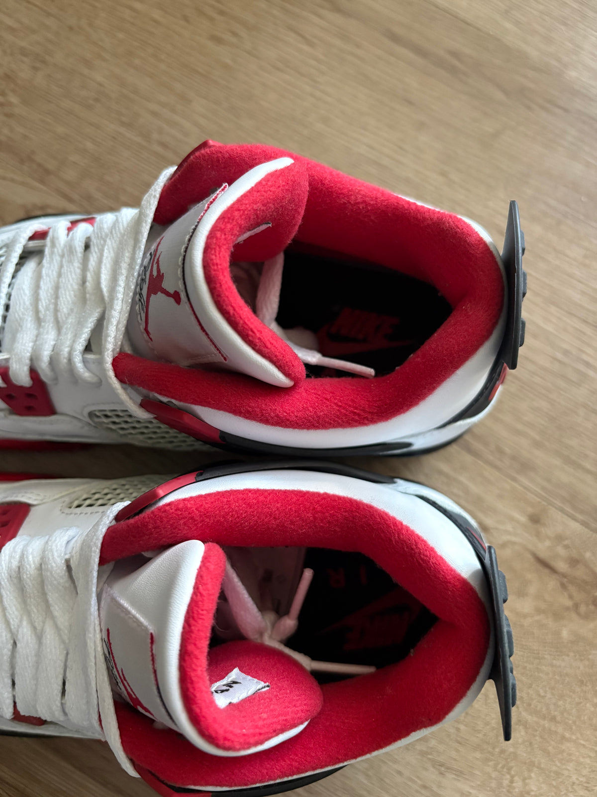 Size 5.5y - Jordan 4 Retro Fire Red 2020