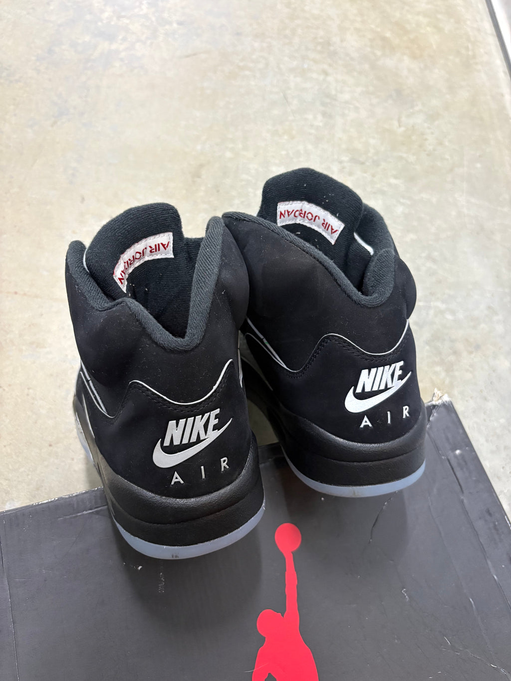 Size 12 - Jordan 5 Retro Black Metallic Reimagined