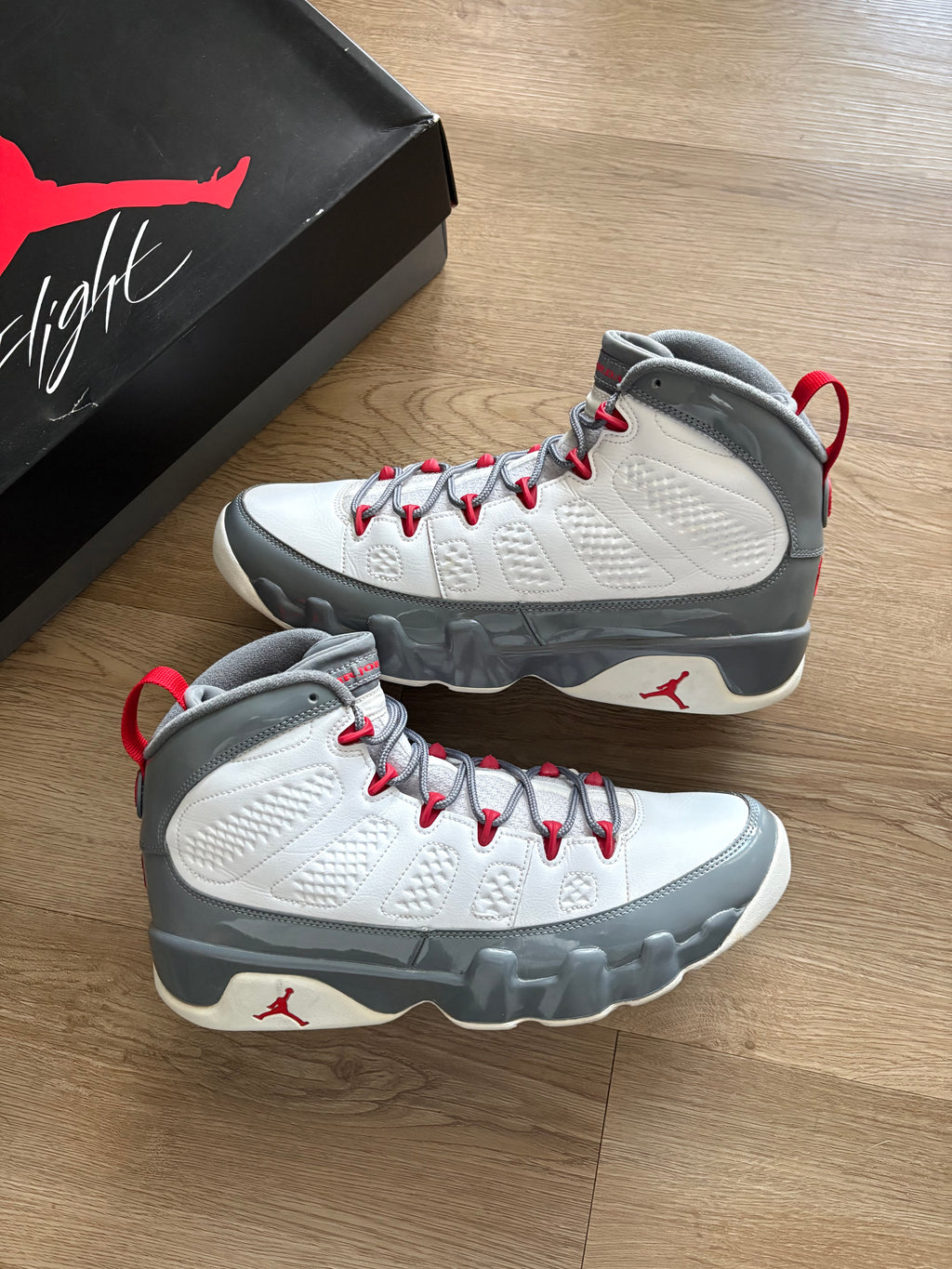 Size 12 - Jordan 9 Retro Fire Red