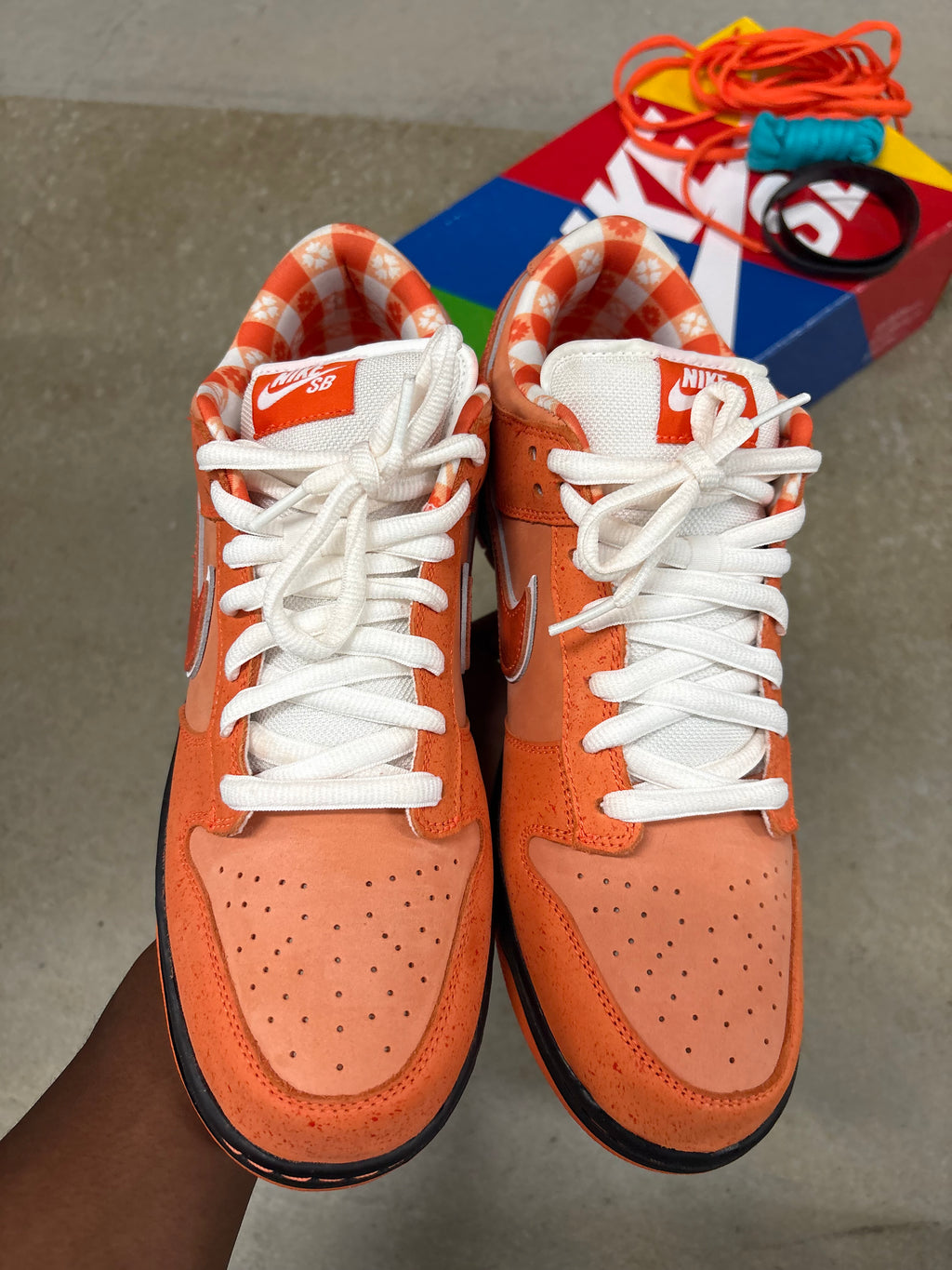 Size 12 - Nike Sb Dunk Low Concepts Orange Lobster
