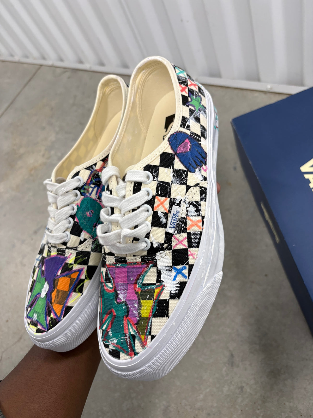 Size 7.5 - Acc Checkerboard Vans 44 LX