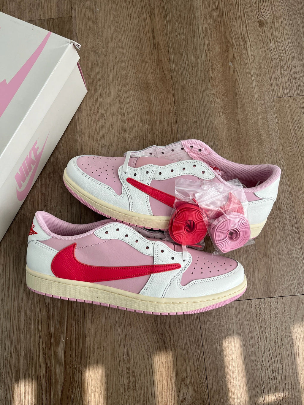 Size 12 - Travis Scott 1 Low Tropical Pink