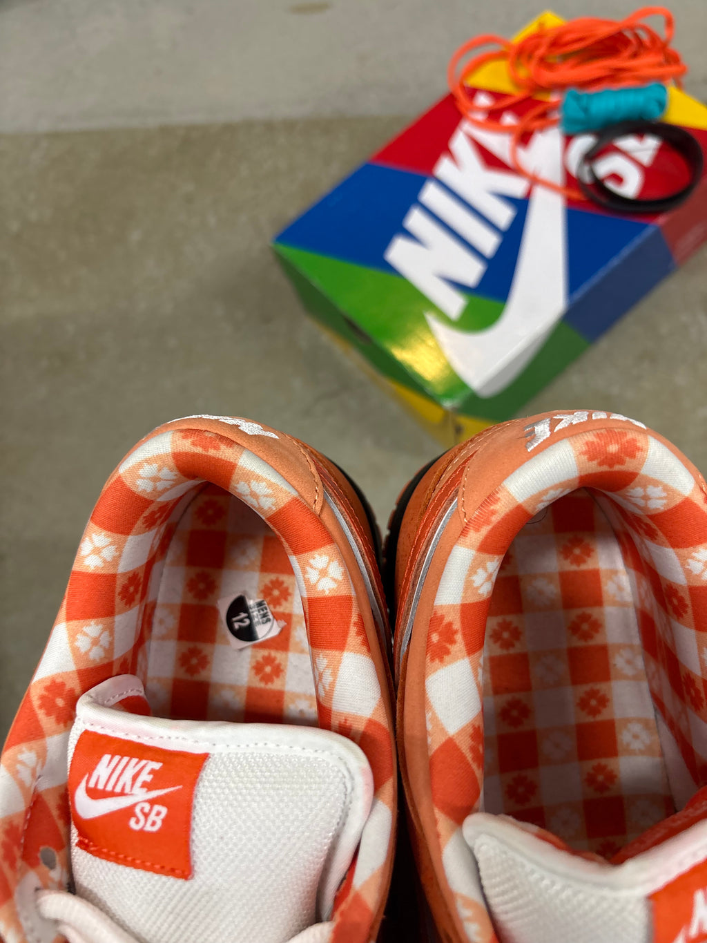 Size 12 - Nike Sb Dunk Low Concepts Orange Lobster