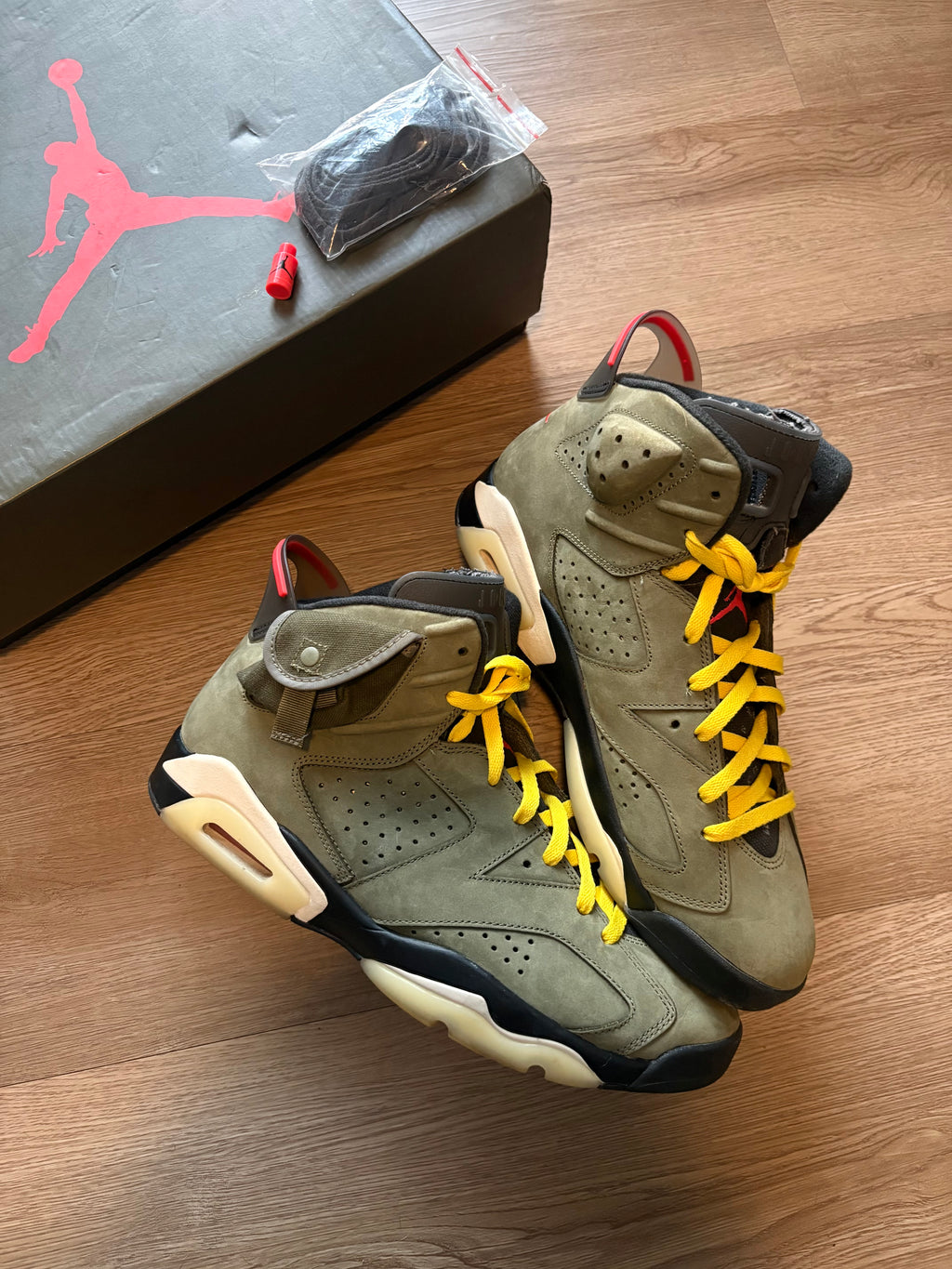 Size 12 - Jordan 6 Retro Travis Scott Olive