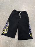 Acc Purple Flame 3/4 Shorts
