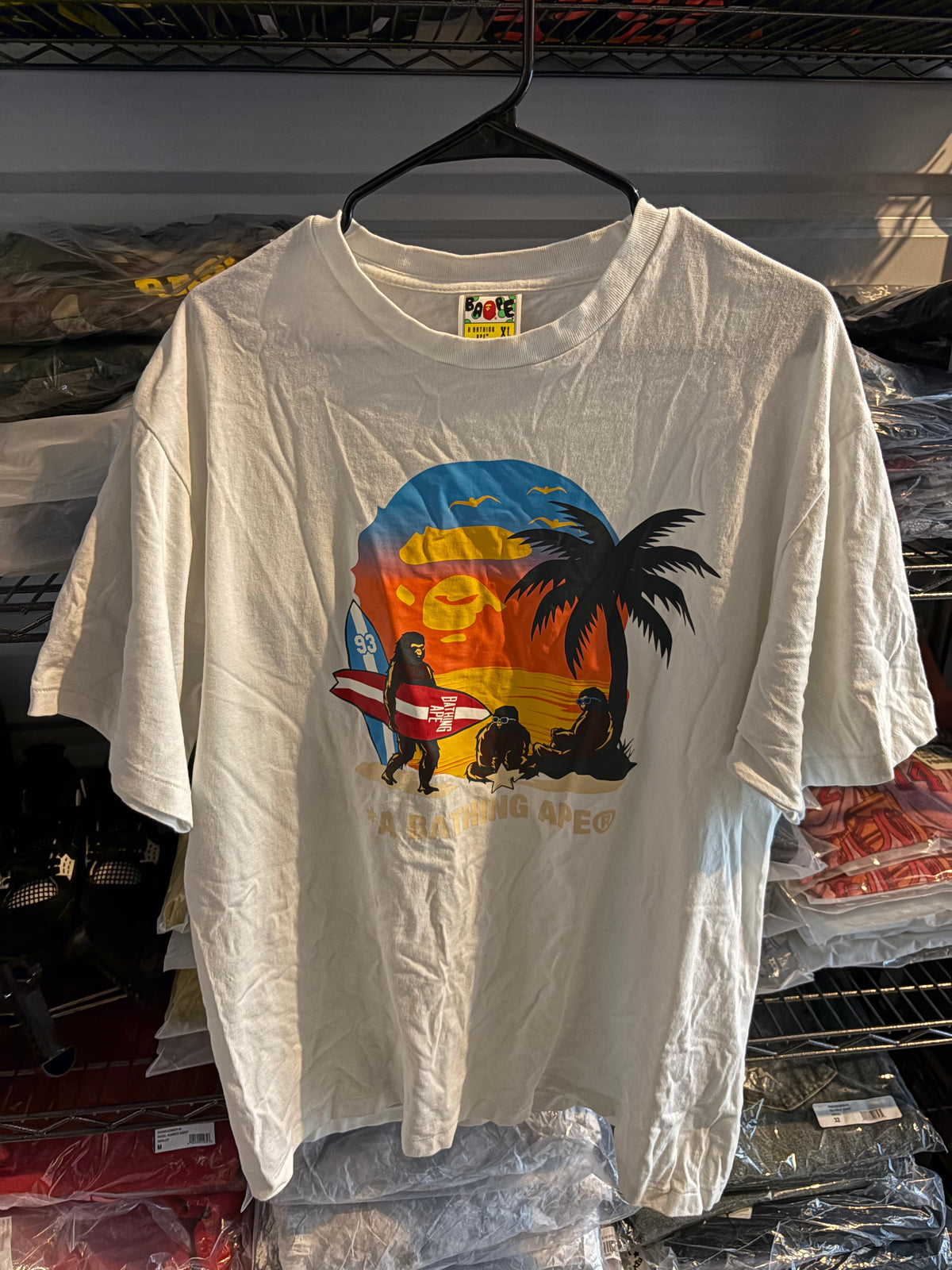 Size XL - Bape Paradise Tee