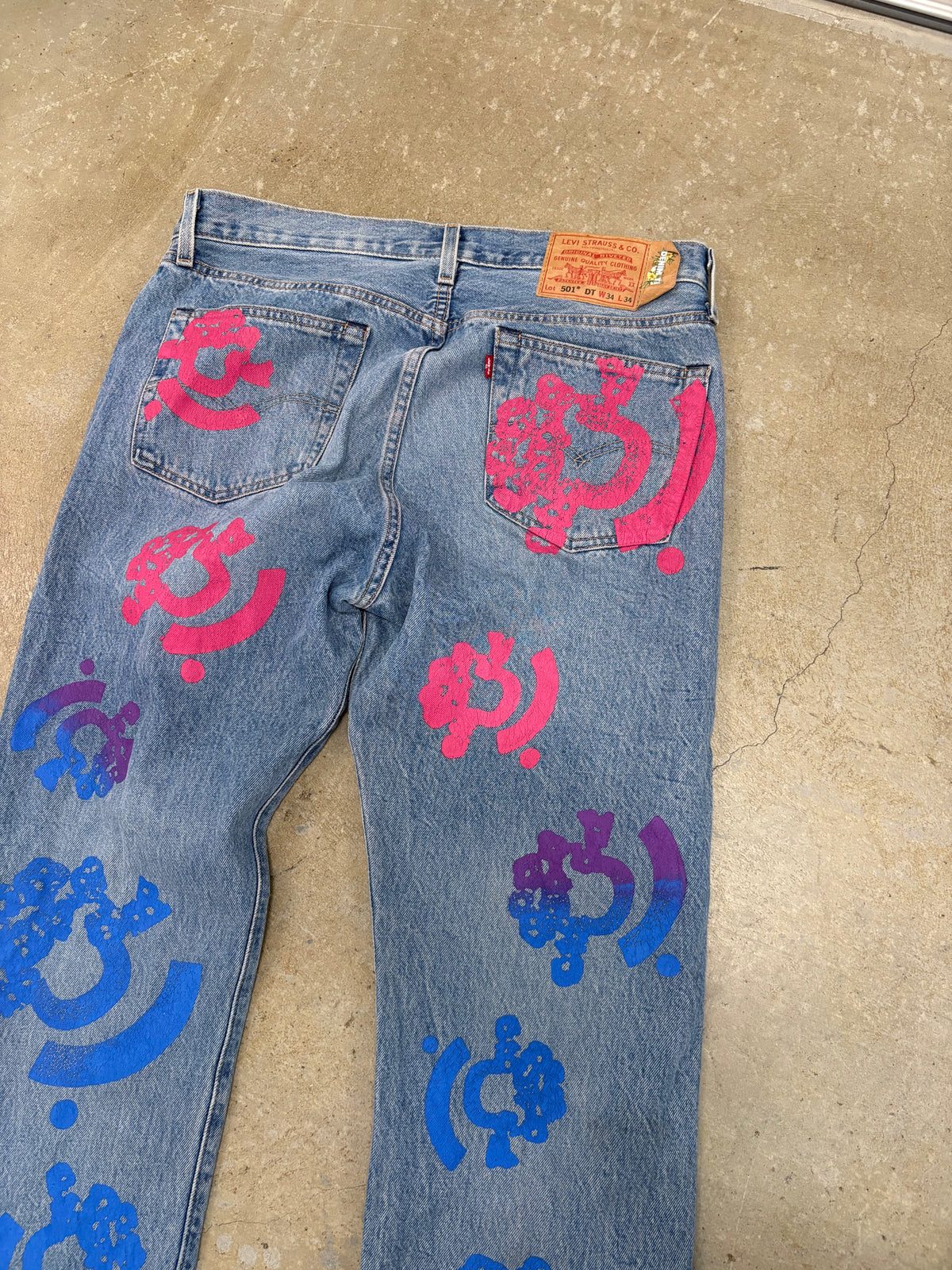 Size 34 - Denim Tear x Levi Bstro Jeans