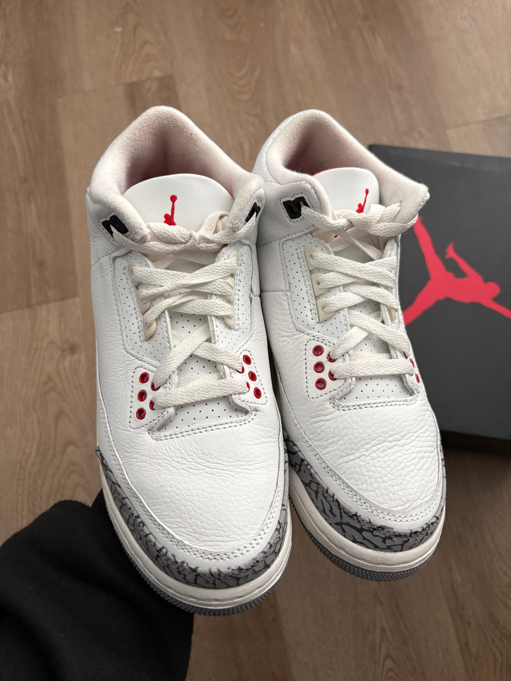 Size 6.5y - Jordan 3 Retro White Cement Reimagined Gs