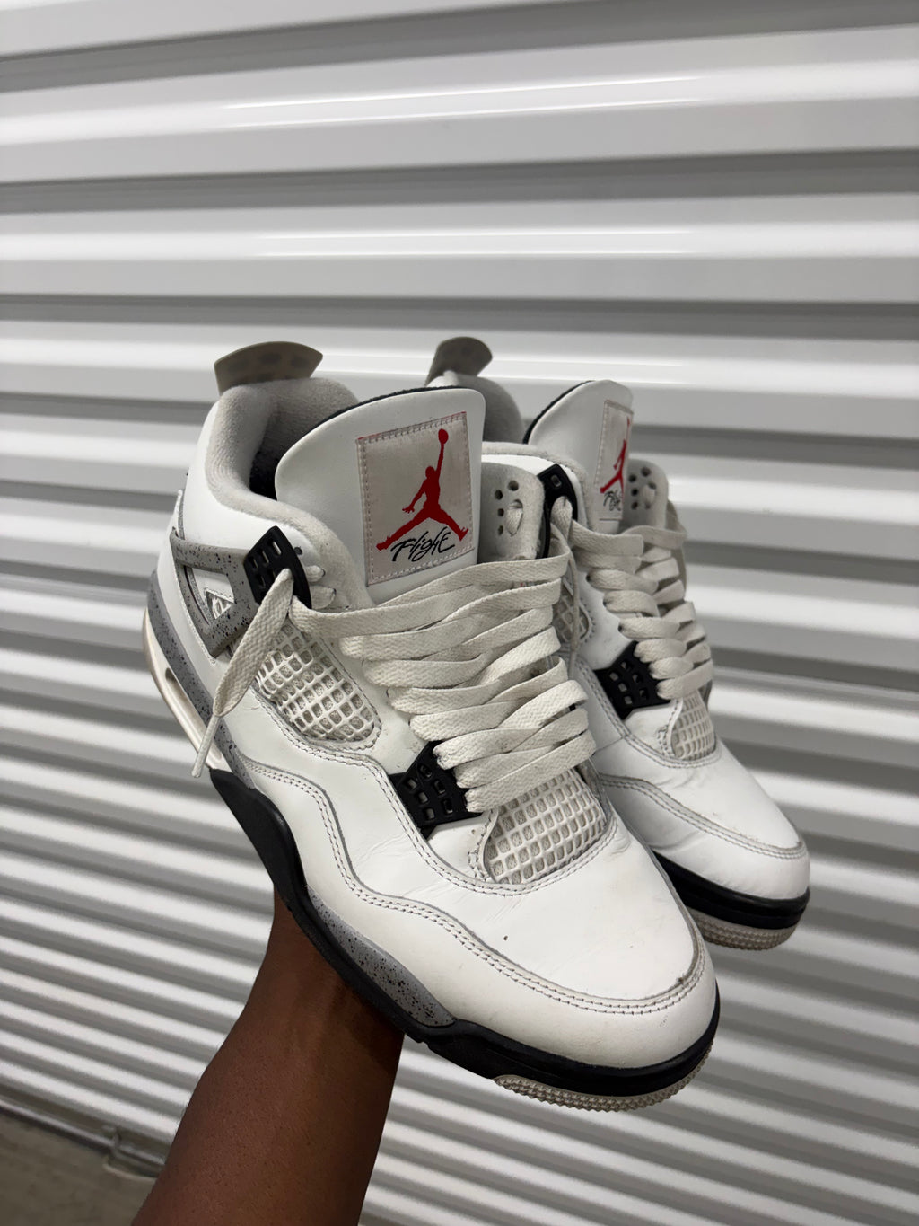 Size 10.5 - Jordan 4 Retro White Cement