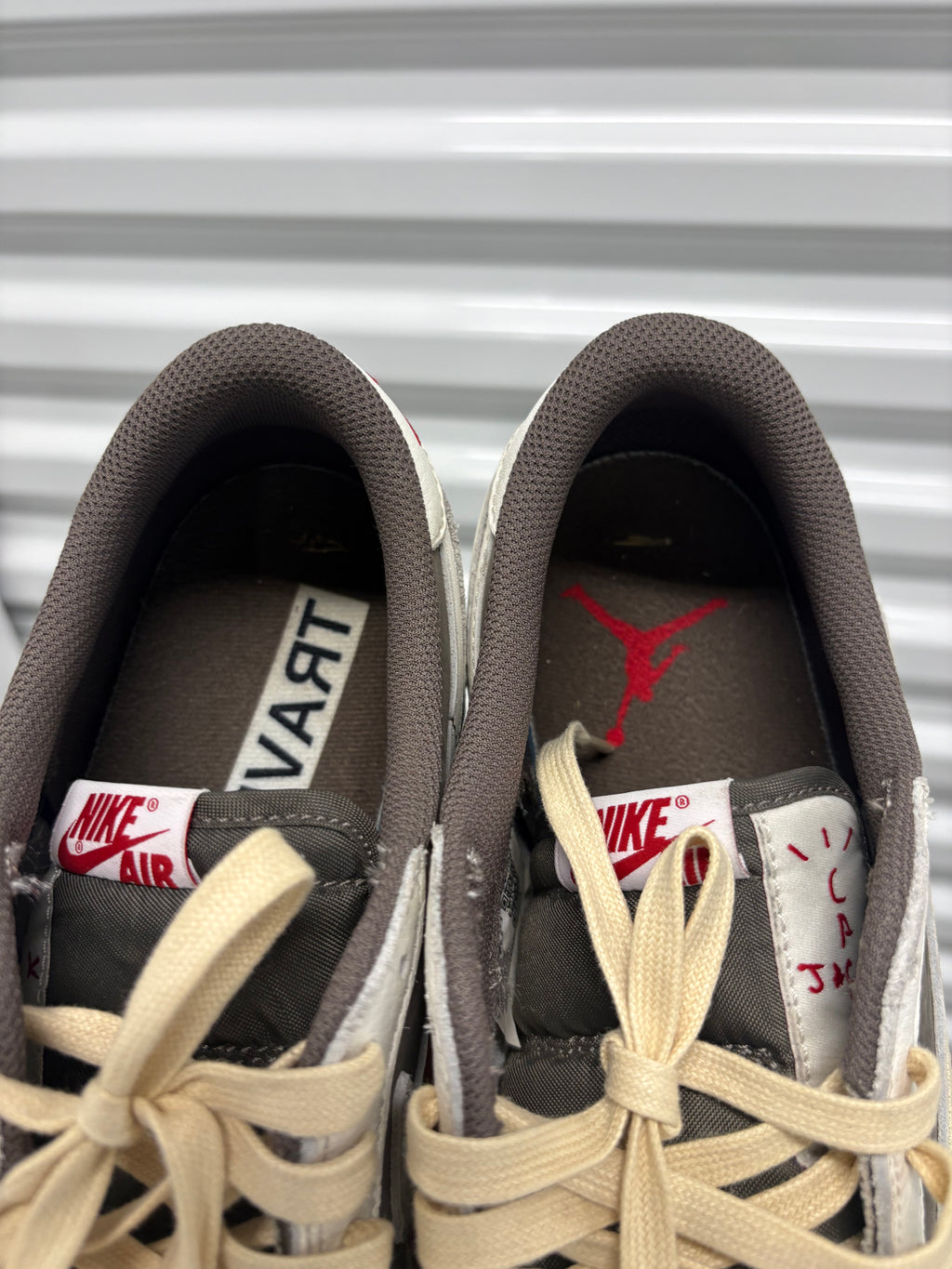 Size 10 - Travis Scott 1 Low Reverse Mocha