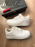 Size 10.5 - Nike Supreme Forces White