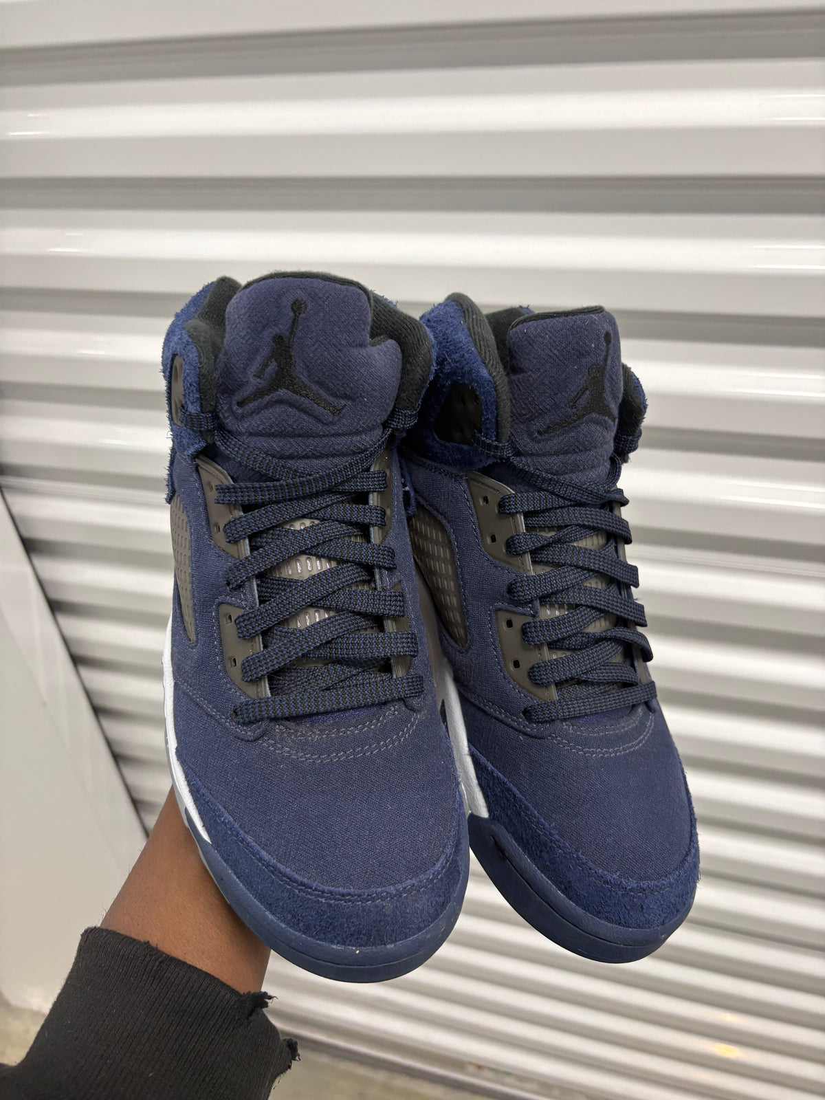 Size 7.5 - Jordan 5 Retro Midnight Navy