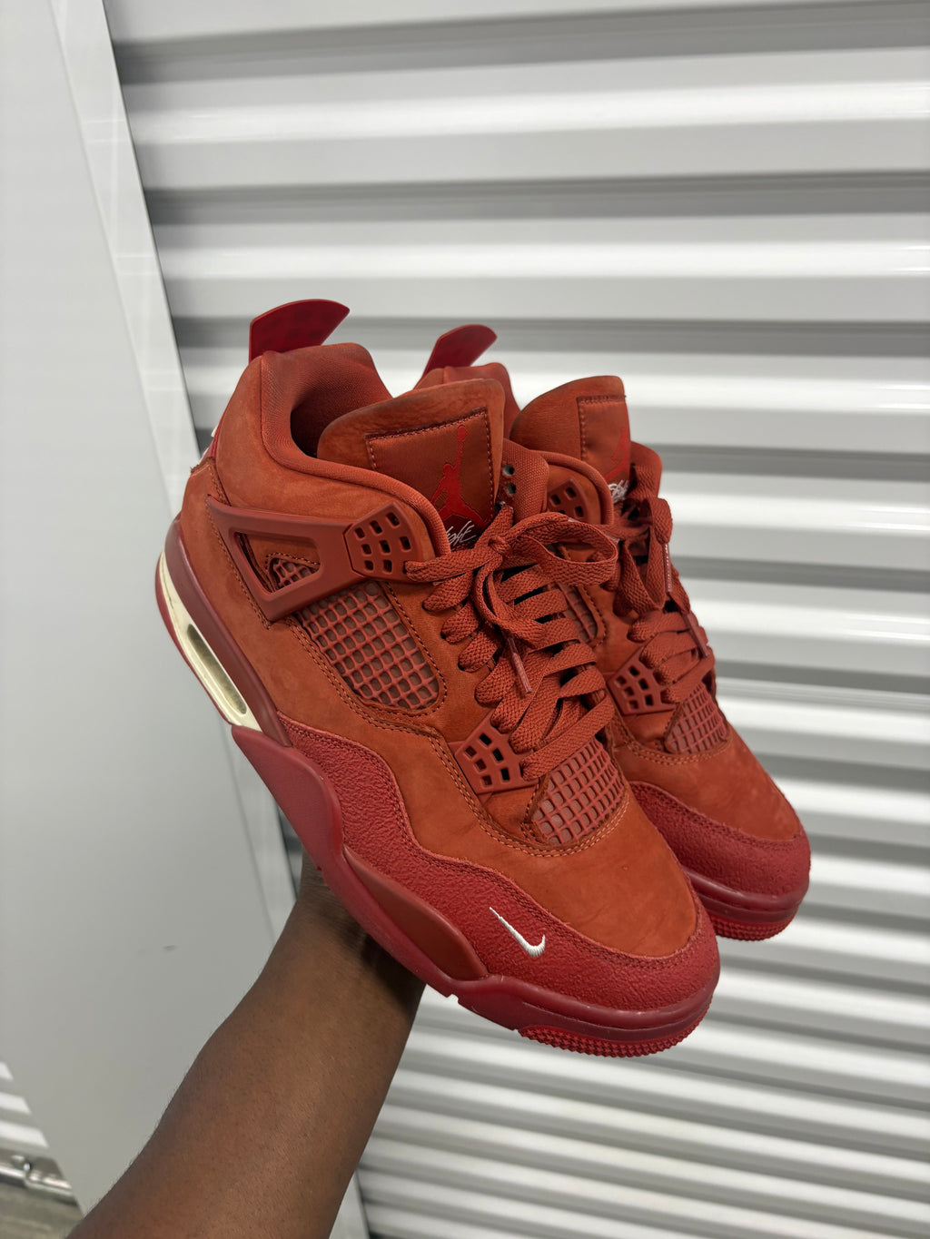 Size 9.5 - Jordan 4 Retro Nigel Sylvester Brick By Brick