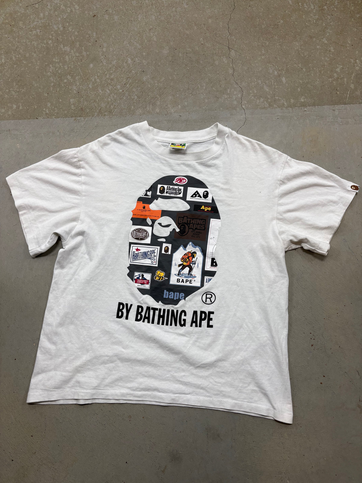 Size M - Bape Multi Label Tee