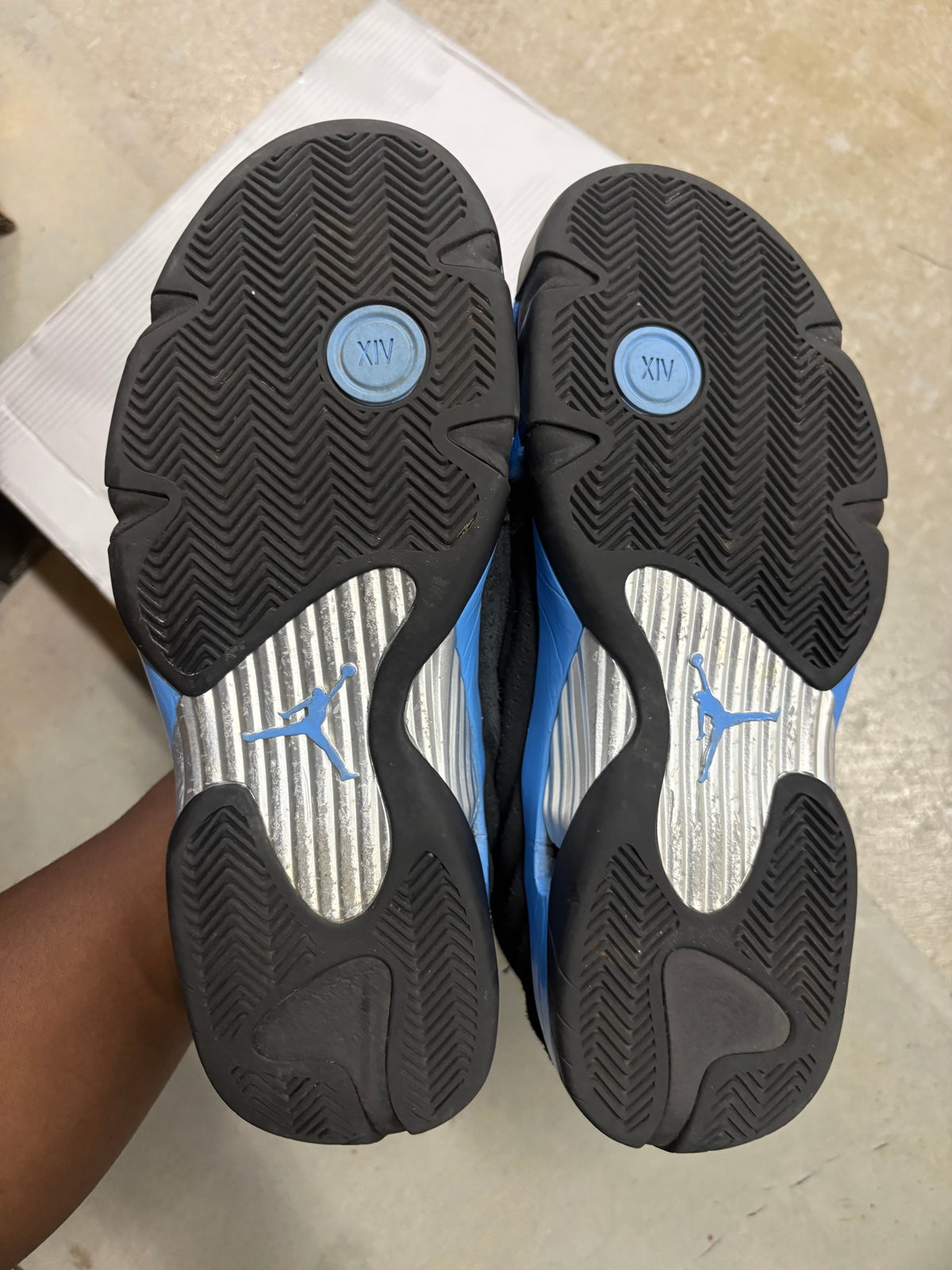 Size 10.5 - Jordan 14 Retro Black University Blue 2026