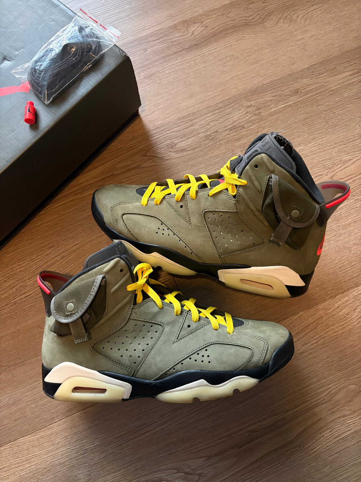 Size 12 - Jordan 6 Retro Travis Scott Olive