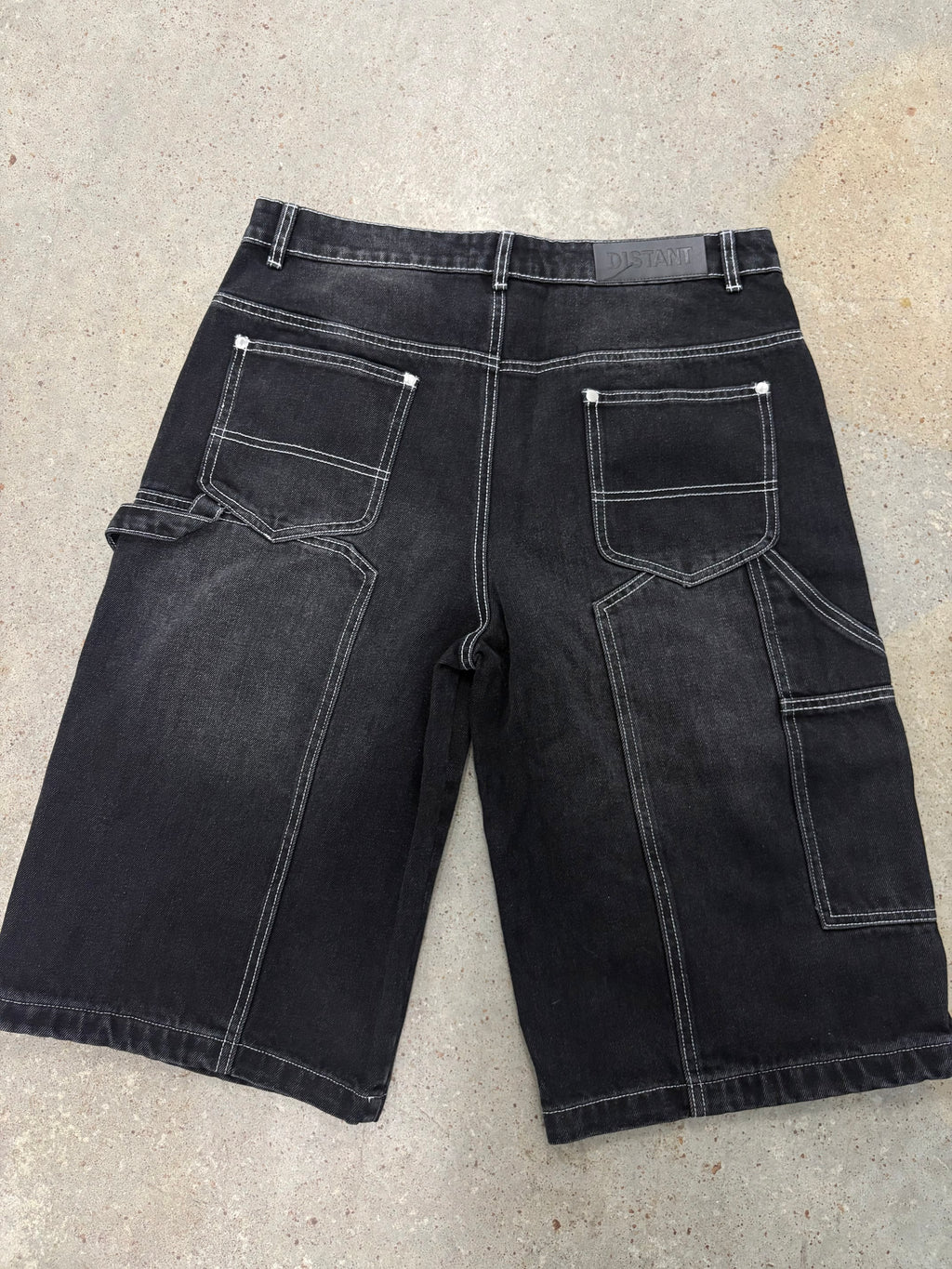 Distant Reverse Stitched Jorts