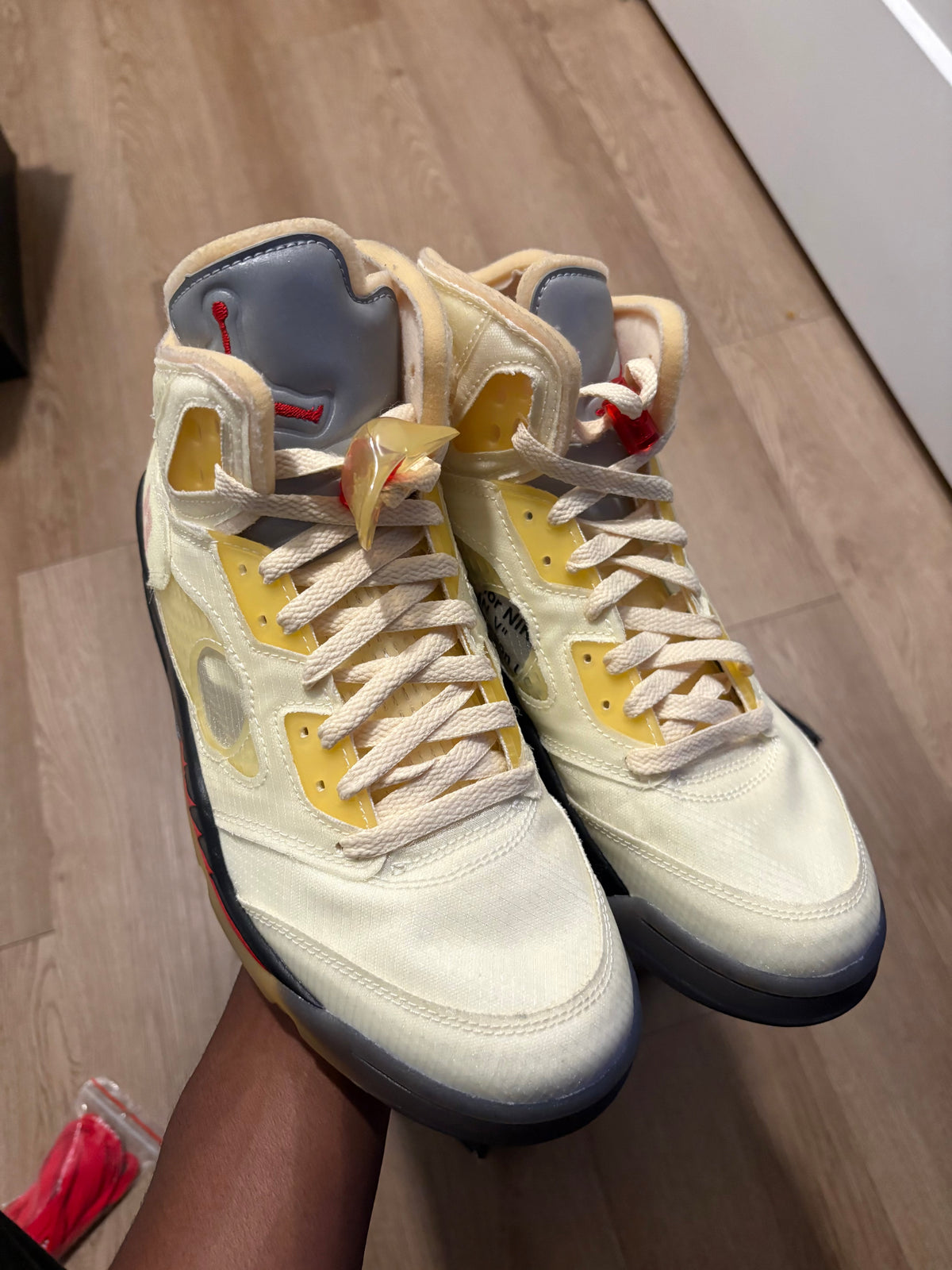 Size 9 - Jordan 5 Retro Off White Sail