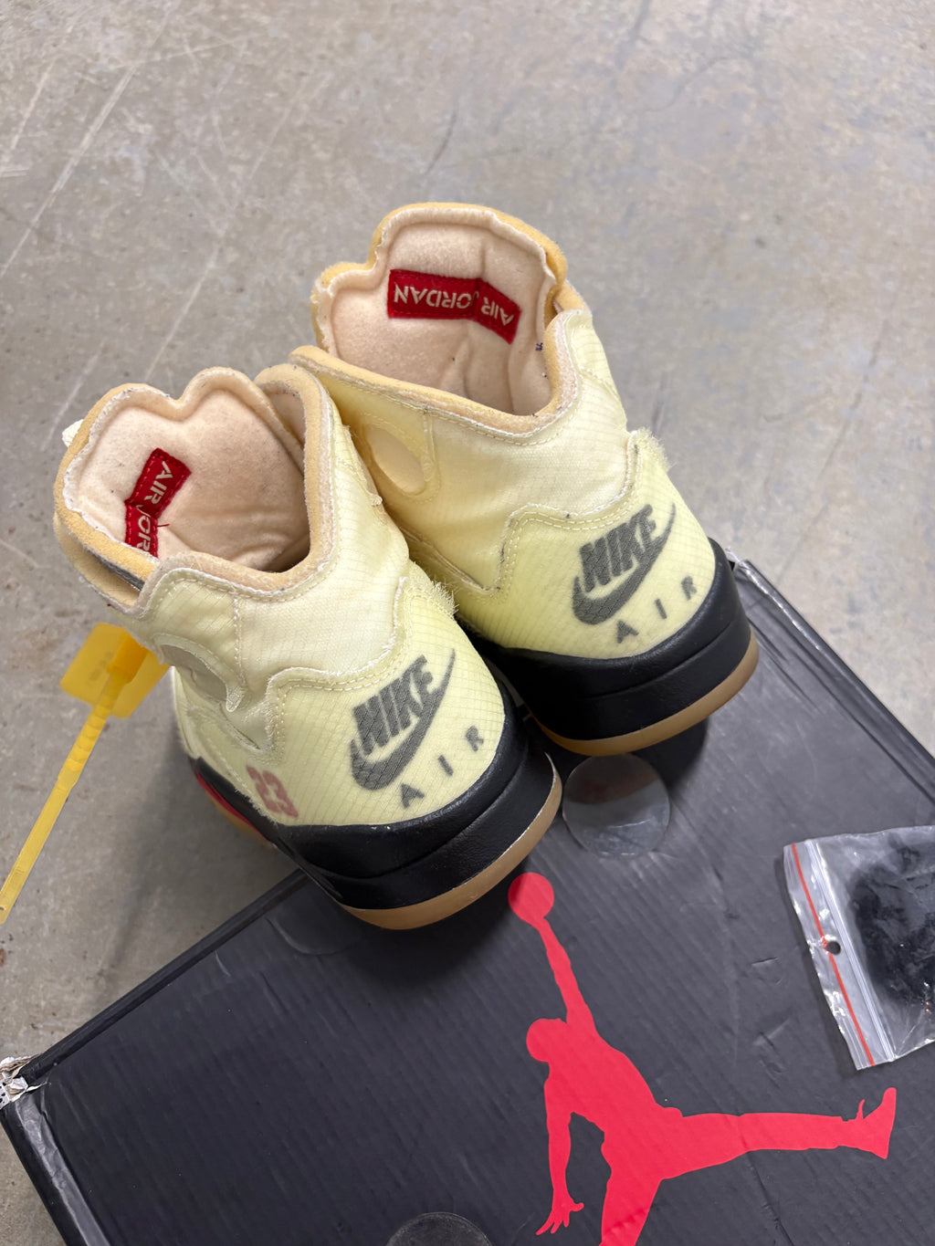 Size 7.5 - Jordan 5 Retro Off White Sail