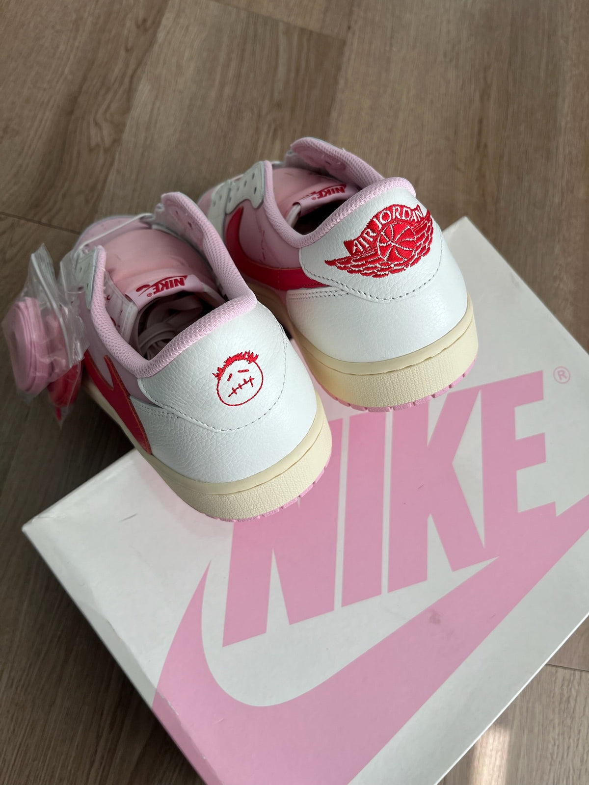 Size 12 - Travis Scott 1 Low Tropical Pink