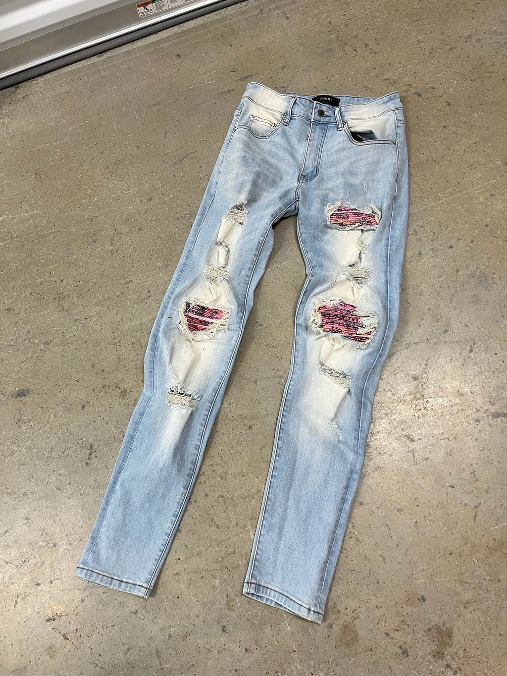 Size 28 - Amiri Mx1 Jeans Pink Suede