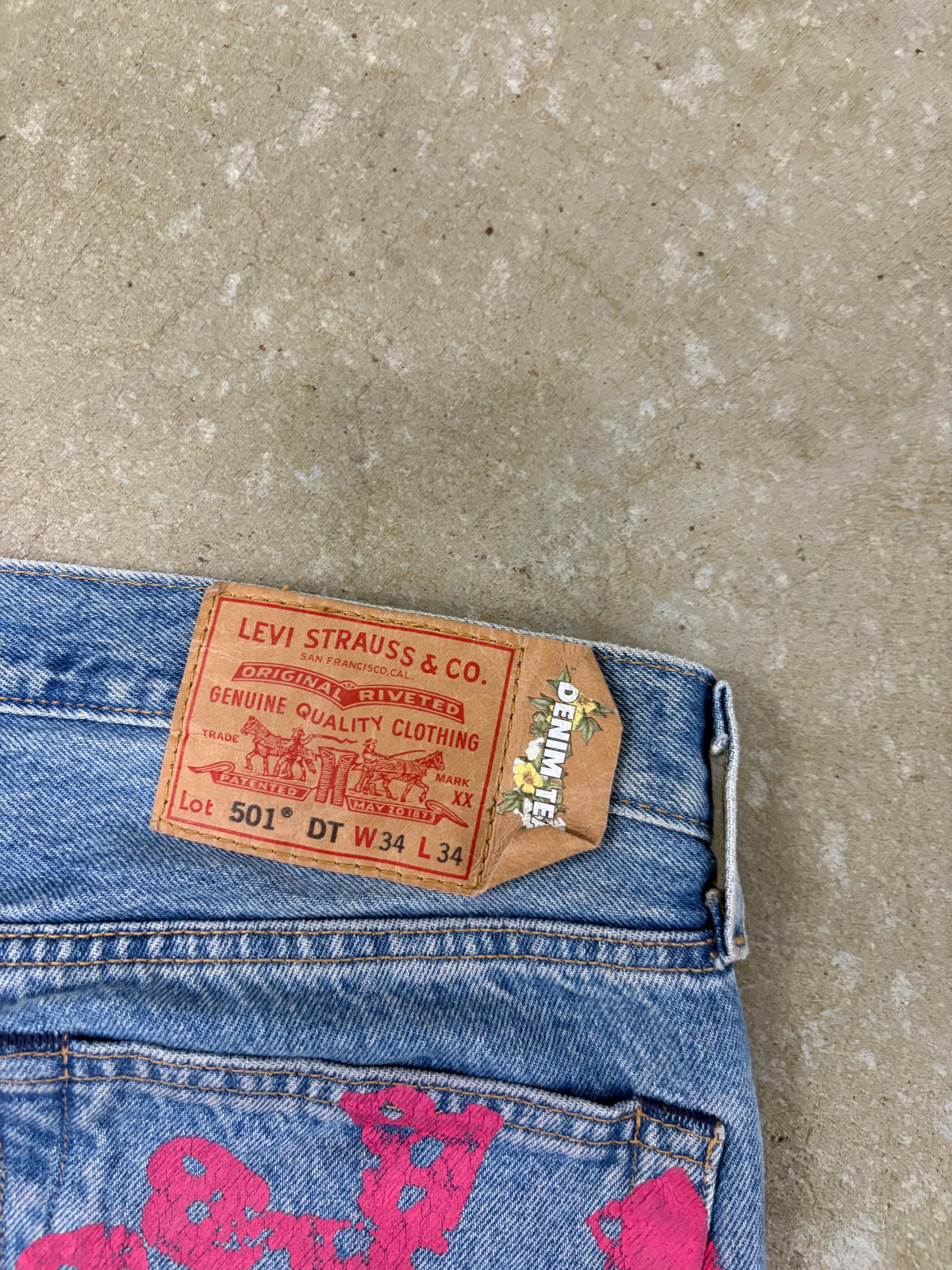 Size 34 - Denim Tear x Levi Bstro Jeans