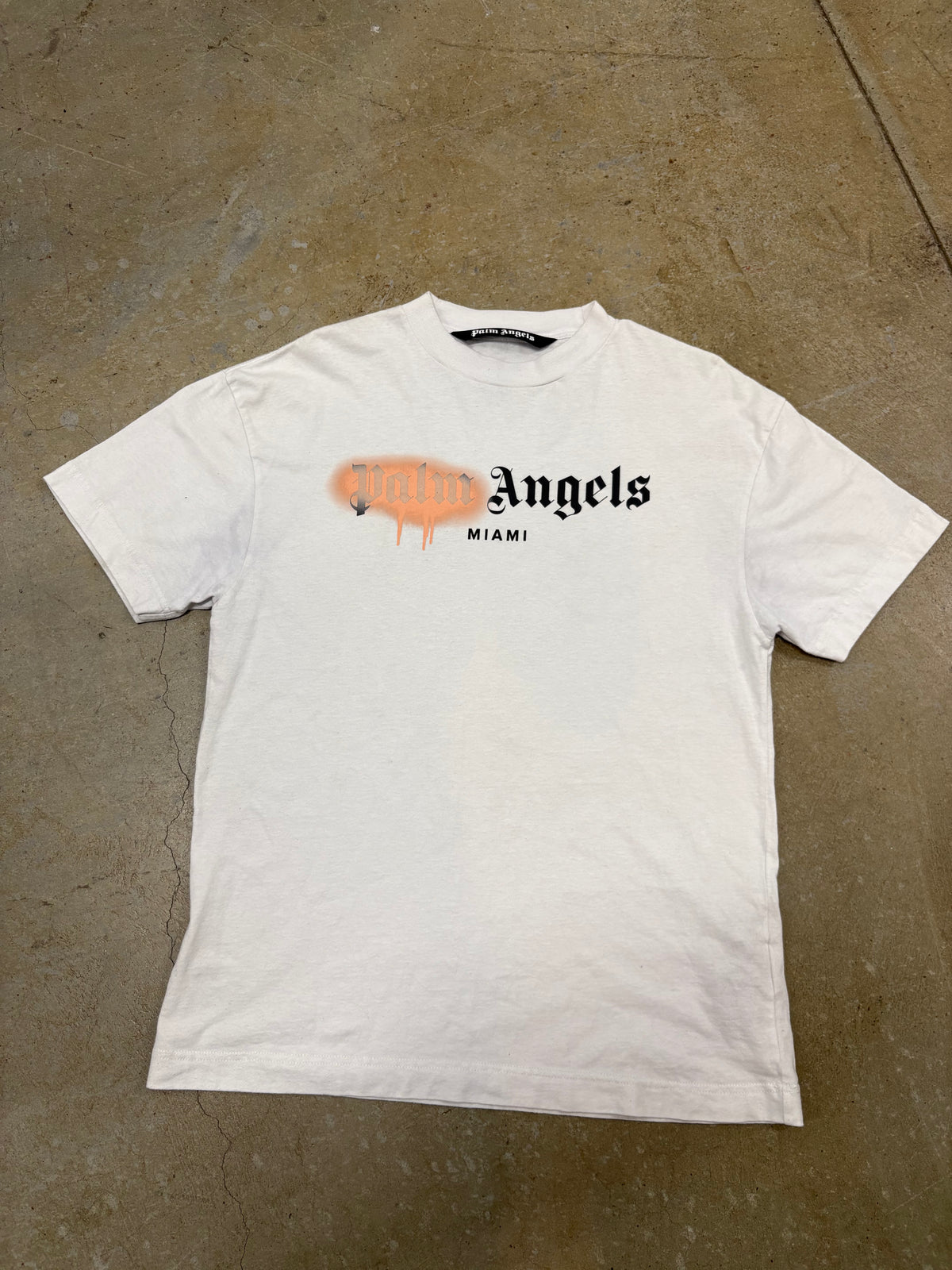 Size M - Palm Angels Miami Sprayed Tee