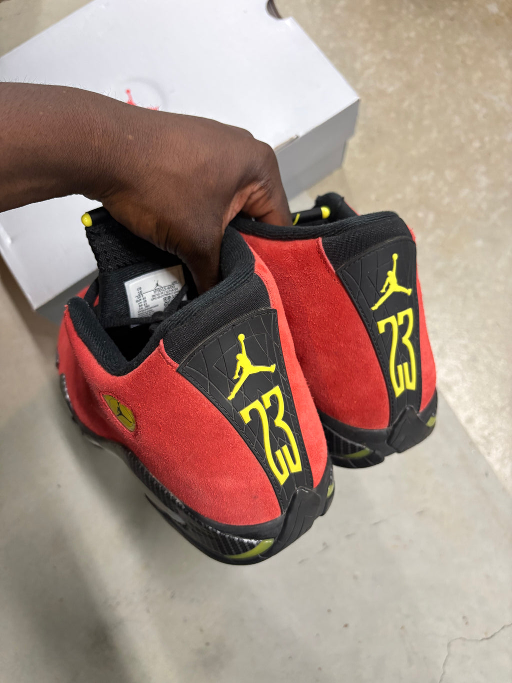 Size 10 - Jordan 14 Retro Ferarri 2025