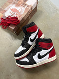 Size 9 - Jordan 1 Retro Black Toe Reimagined