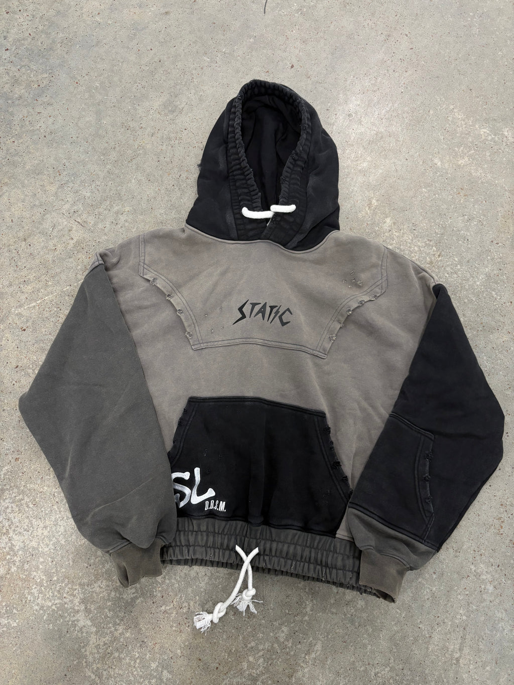 Size S - Static Lifestyles Hybrid Hoodie