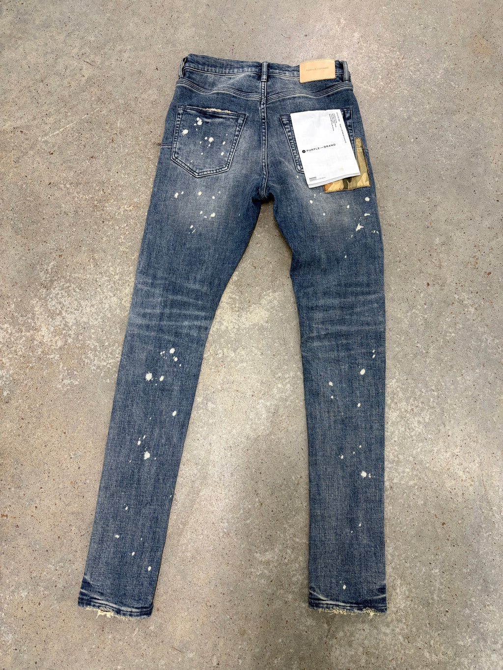 Size 28 - Purple Jeans Camo Patch