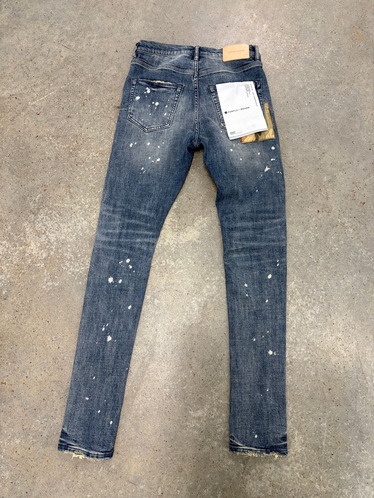 Size 28 - Purple Jeans Camo Patch