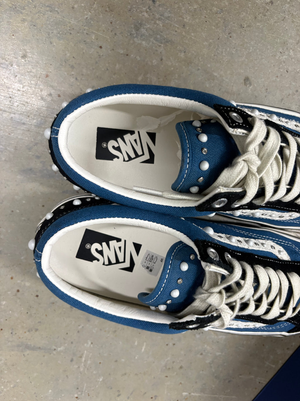 Vans Lx Old Skool 36 Pearlized Navy