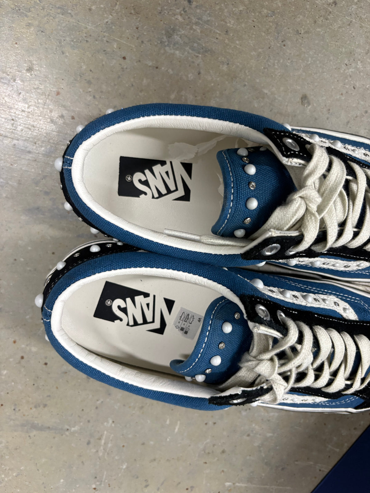 Vans Lx Old Skool 36 Pearlized Navy