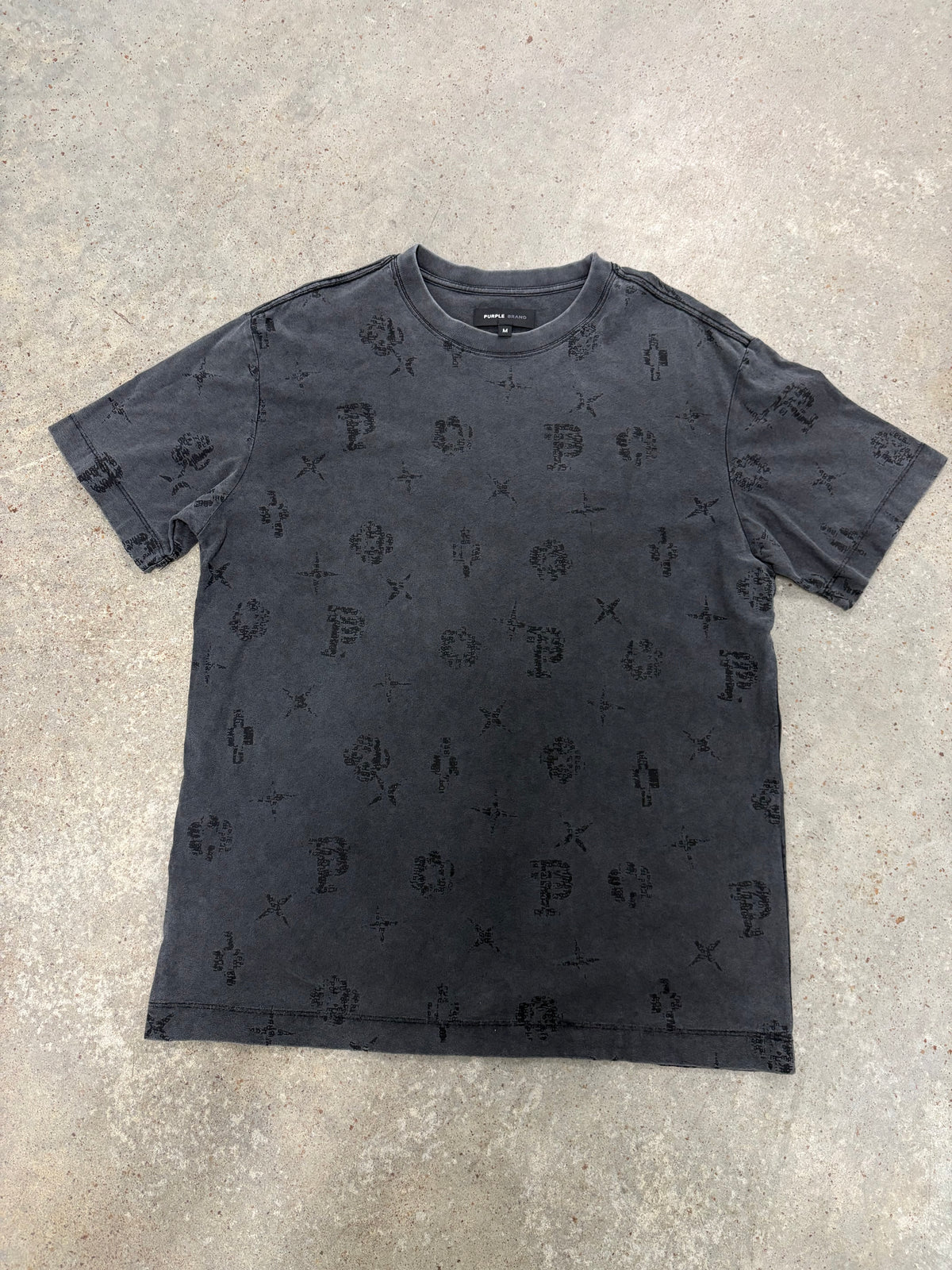 Size M - Purple Brand Logo Tee