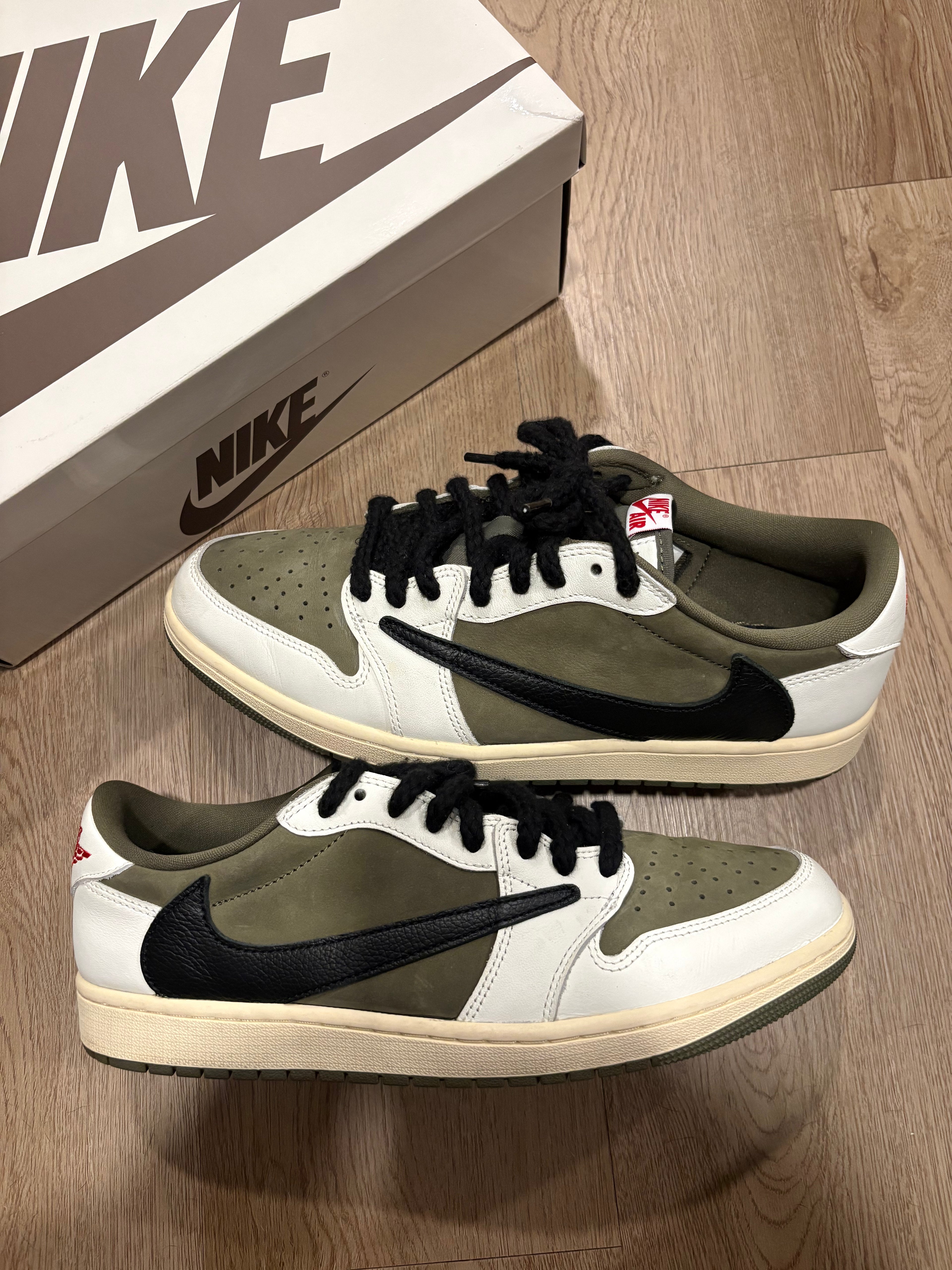 Size 11.5 - Travis Scott 1 Low Medium Olive