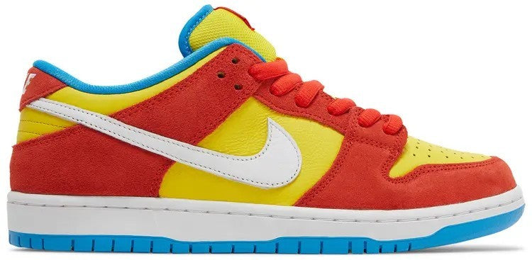 Nike SB Dunk Low Men's Bart Simpson 2022 Sneakers Size 9 BQ6817-602
